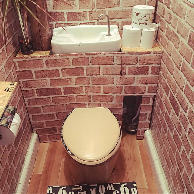 バス/トイレ/DIY/雑貨/ダイソー/セリア...などのインテリア実例 - 2018-07-14 14:16:08