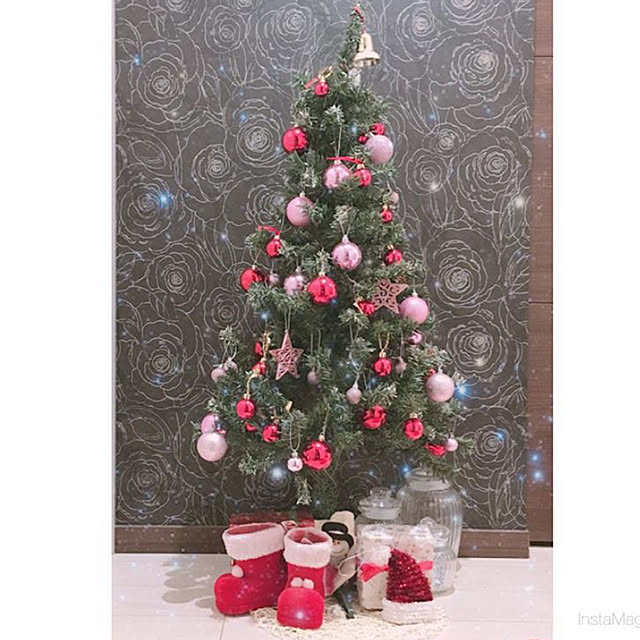 アクセントクロス/クリスマスツリー/玄関/入り口のインテリア実例 - 2019-11-25 19:40:54