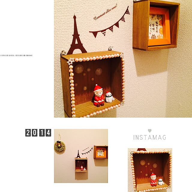 バス/トイレ/ダイソー/100均/セリア/クリスマス...などのインテリア実例 - 2015-02-17 15:59:33