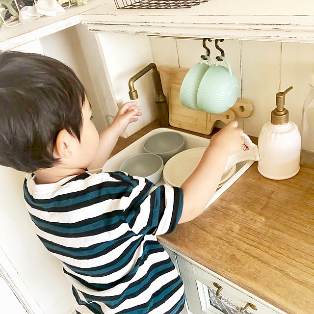おままごとキッチン/フレンチ/ナチュラルフレンチ/フレンチシャビー/おままごとキッチンDIY...などのインテリア実例 - 2019-05-27 15:12:11