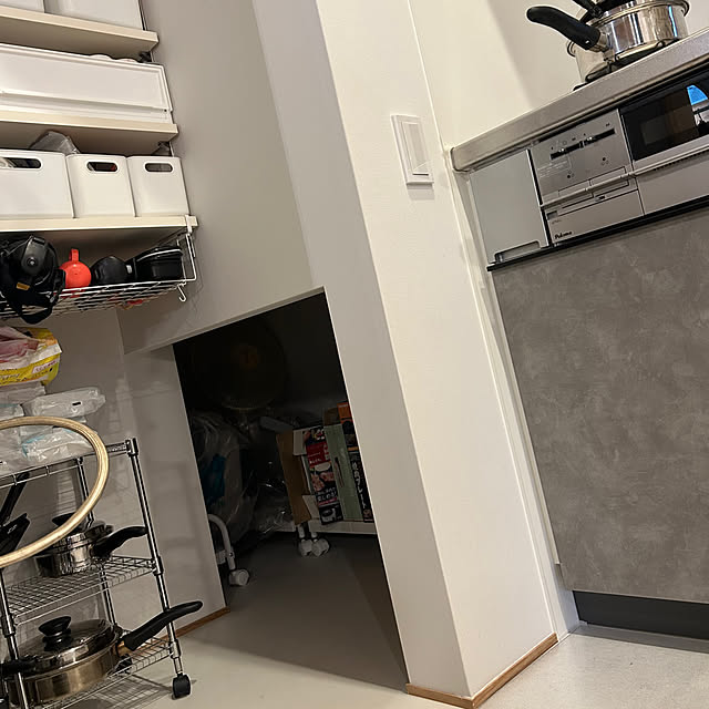キッチン/ニトリ　押入れ収納キャリー/階段下収納/ボーダーデザインアーキテクツさん設計/スペース巧房さん施工...などのインテリア実例 - 2025-03-22 17:25:45