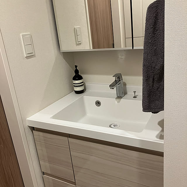 バス/トイレ/洗面台まわり/洗面台周り/洗面台/賃貸マンション...などのインテリア実例 - 2025-04-17 21:06:30