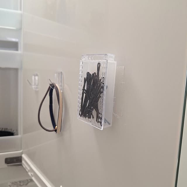 バス/トイレ/使い方いろいろ/ヘアピン収納/100均アイテム/デッドスペース活用...などのインテリア実例 - 2024-09-02 14:38:06