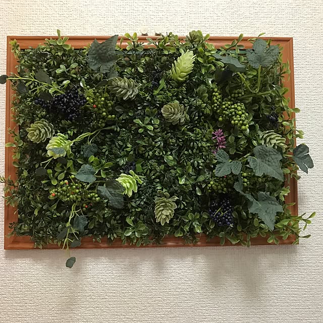 壁/天井/100均/ハンドメイド/ナチュラル/フェイクグリーンのインテリア実例 - 2017-05-07 17:33:16