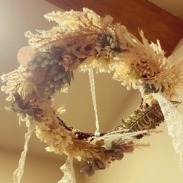 壁/天井/ハンドメイド♡/こどもと暮らす/ハンドメイドのある暮らし/セリア...などのインテリア実例 - 2024-05-20 09:18:17