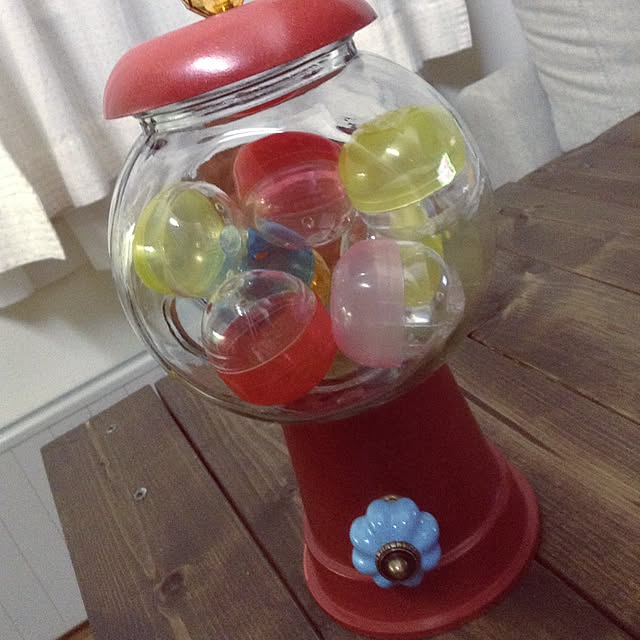 机/セリア/手作り/ガチャガチャ風ギャンディポットのインテリア実例 - 2015-02-12 20:10:02