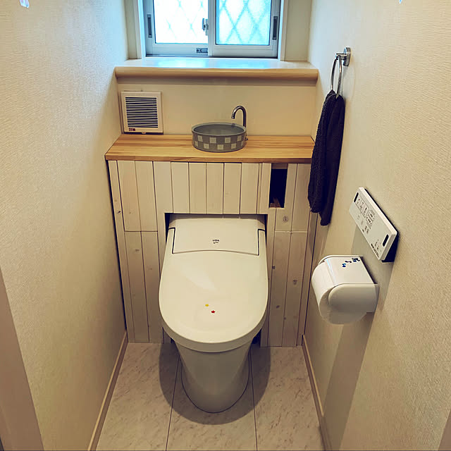 タンクレス風/タンクレス DIY/DIY/バス/トイレのインテリア実例 - 2019-09-01 12:28:55