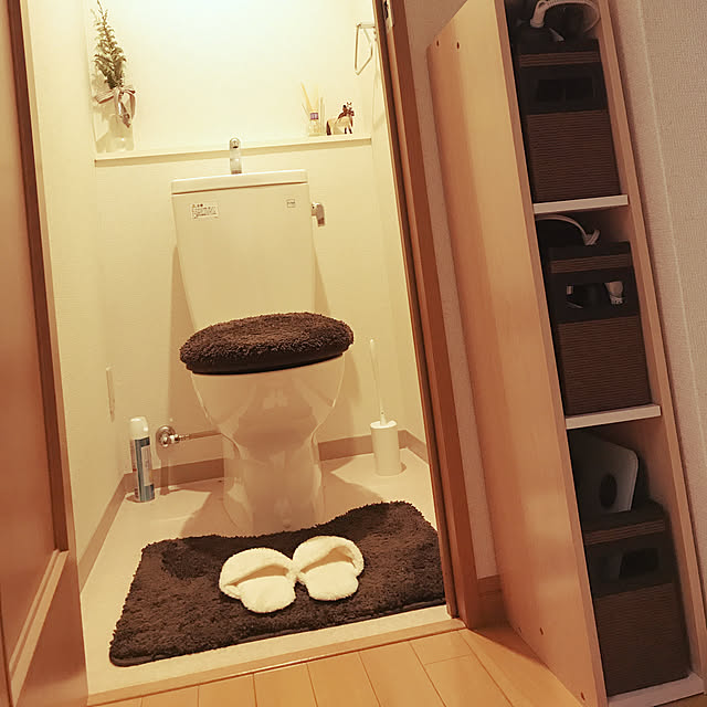 バス/トイレ/アイリスオーヤマ/一人暮らし/カフェ風/ニトリ...などのインテリア実例 - 2019-02-02 22:59:36