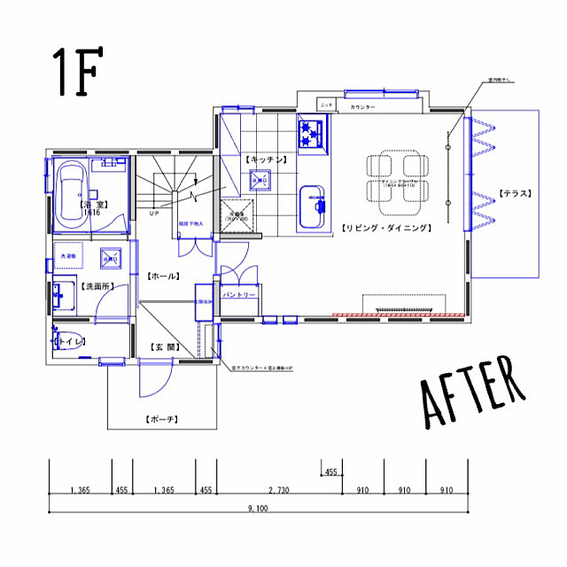 部屋全体/パントリー/リフォーム/間取り/リノベーション...などのインテリア実例 - 2019-07-28 16:50:11