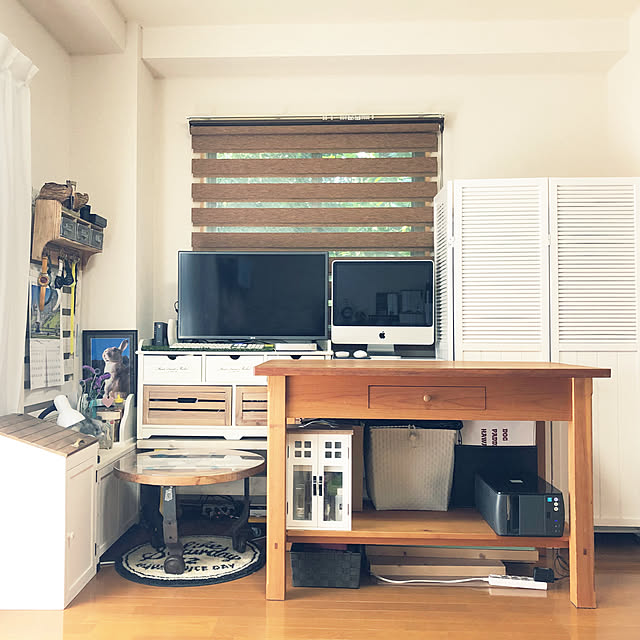 部屋全体/ソファーベンチ/引きで撮りました(^^)/ゴミ箱は隠す派/Salyu！...などのインテリア実例 - 2018-06-25 16:22:39