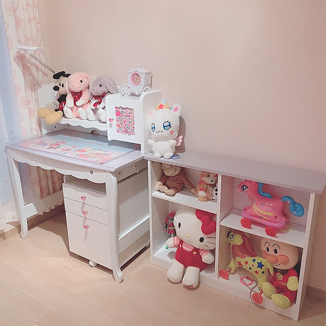 小学校入学準備/4way/子ども部屋/子ども部屋 女の子/学習机...などのインテリア実例 - 2021-07-27 15:39:52