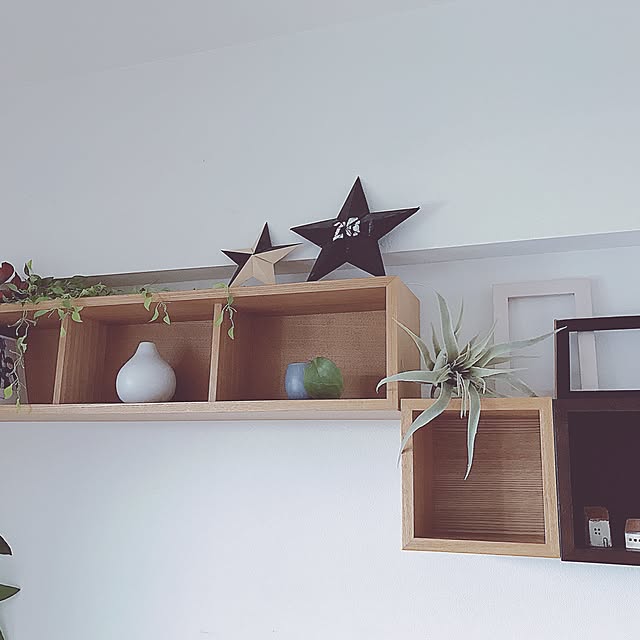 壁/天井/雑貨/いなざうるす屋さん/壁に付けられる家具/フェイクグリーン...などのインテリア実例 - 2017-03-07 09:19:20