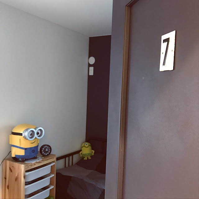 ベッド周り/ミニオン 冷温庫/VINTIA/ダルトン/IKEA...などのインテリア実例 - 2017-11-08 15:16:52