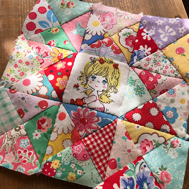 マーガレット＆ソフィ トートバッグ②女の子 パッチワーク松山敦子ハンドメイド 係わる