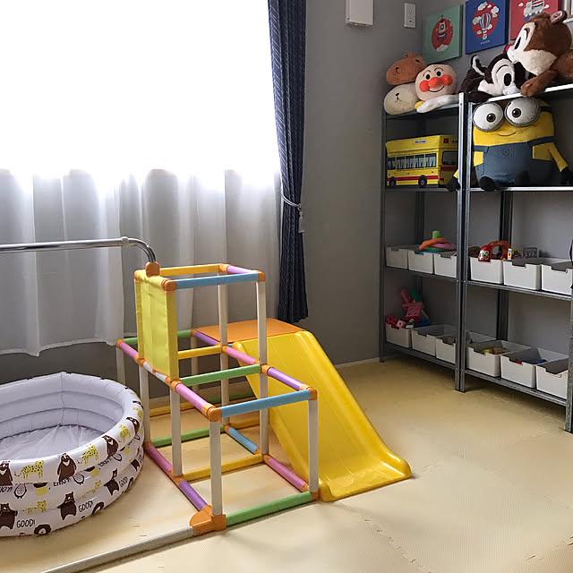 北欧/ヒリア/IKEAカーテン/IKEAの棚/IKEA...などのインテリア実例 - 2022-08-27 19:51:29
