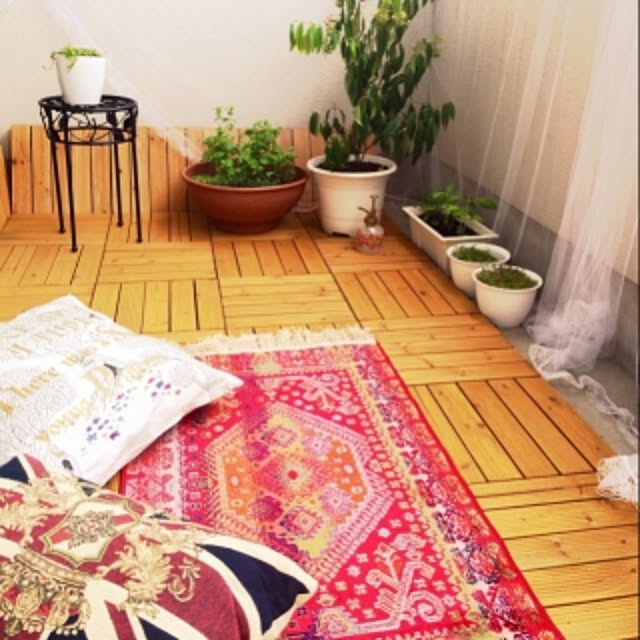 リビング/クッション/DIY/観葉植物のインテリア実例 - 2015-04-14 20:50:39