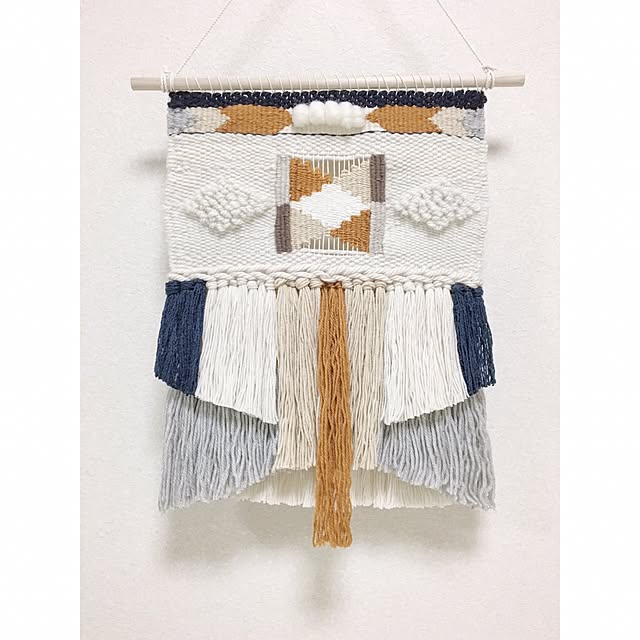 壁/天井/weaving/ハンドメイド/ウォールハンギング/タペストリー...などのインテリア実例 - 2016-11-11 11:20:19