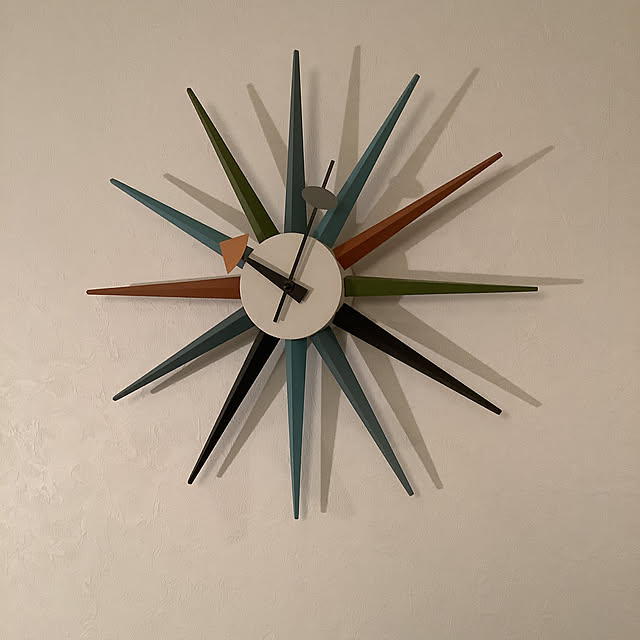 vitra正規品】サンバーストクロック・マルチカラー｜ジョージ