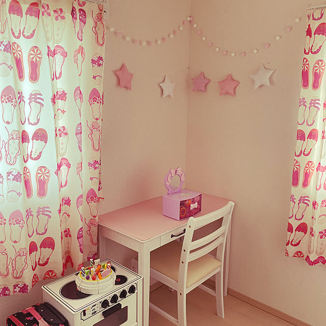 部屋全体/子供部屋女の子/こどものいる暮らし/こどもと暮らす。/癒し...などのインテリア実例 - 2023-08-05 07:33:47