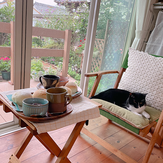 テラスのある家/おうちカフェ/田舎暮らし/おうち時間/花のある暮らし...などのインテリア実例 - 2021-07-23 12:50:36