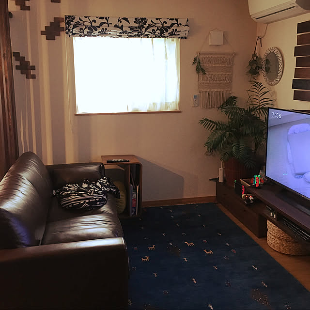 ギャッベのラグ/DIY/観葉植物/リビングのインテリア実例 - 2020-07-15 20:39:56