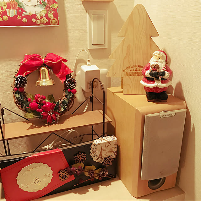 棚/クリスマス/3COINS/100均のインテリア実例 - 2017-12-22 20:38:14