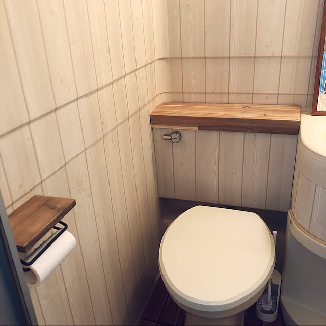 ナチュラル/ハンドメイド/DIY/バス/トイレのインテリア実例 - 2019-05-07 21:31:17