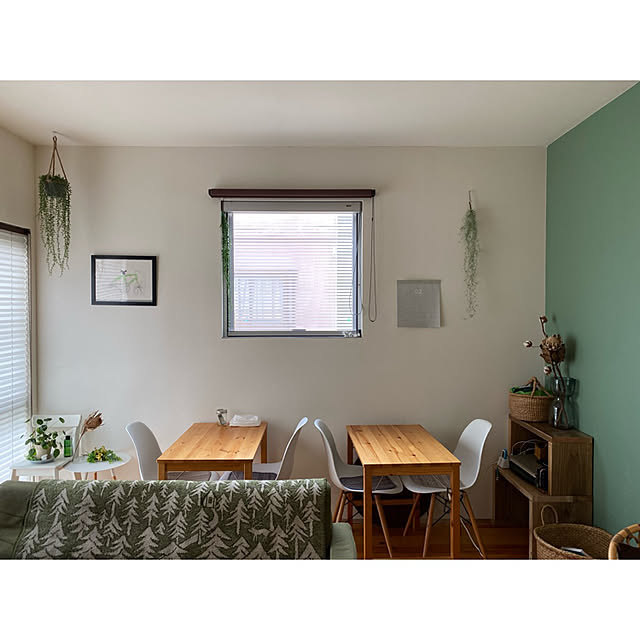 WOODPRO/壁紙屋本舗/スパニッシュモス/イームズチェアリプロダクト/クリッパン×ミナペルホネン...などのインテリア実例 - 2020-02-20 12:24:23