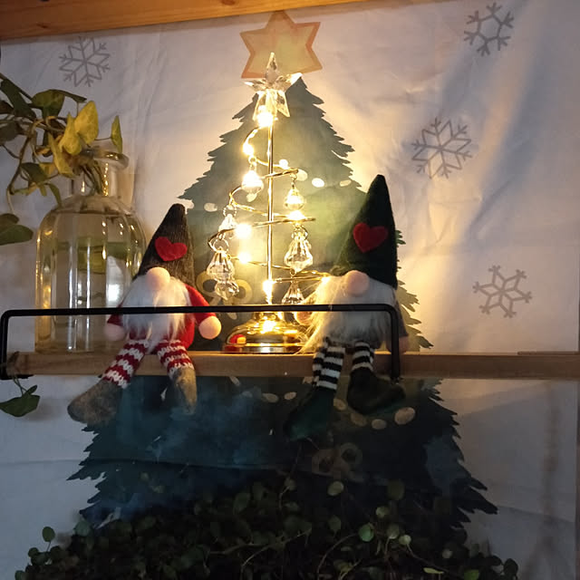 棚/クリスマス/猫と暮らす/こどもと暮らす。/いぬと暮らす...などのインテリア実例 - 2021-12-01 22:47:42