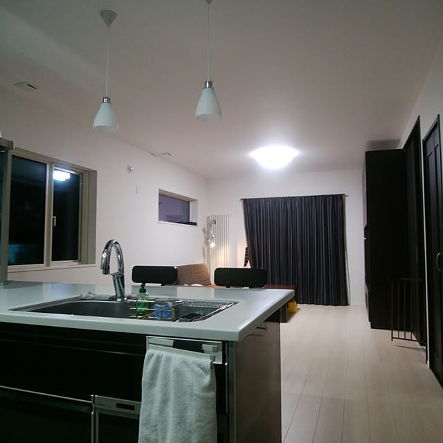 部屋全体/白黒茶色のインテリア実例 - 2018-10-22 23:12:51