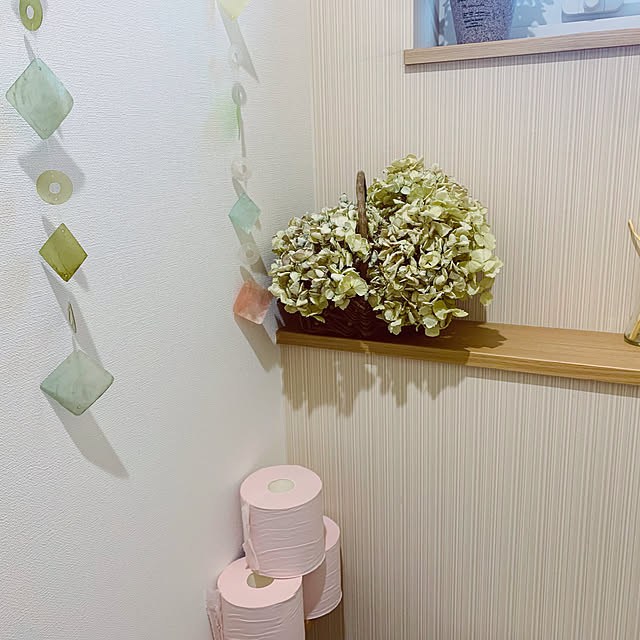 トイレ/トイレインテリア/観葉植物/北欧/ドライフラワー...などのインテリア実例 - 2021-08-05 18:06:35