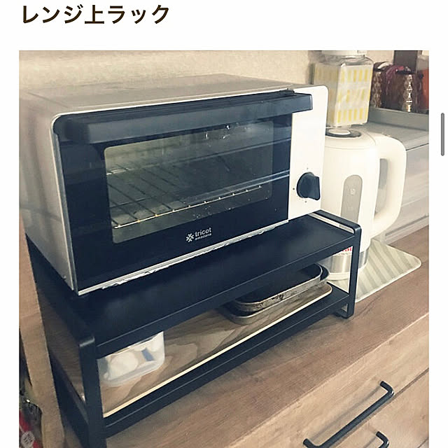 レンジ上ラック/オーブントースター/T-falケトル/無印良品/ニトリ...などのインテリア実例 - 2023-02-05 22:13:20