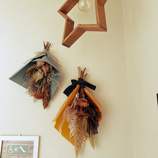 バス/トイレ/秋色インテリア/ハンドメイド/壁飾り/イベント参加...などのインテリア実例 - 2024-10-26 09:56:01