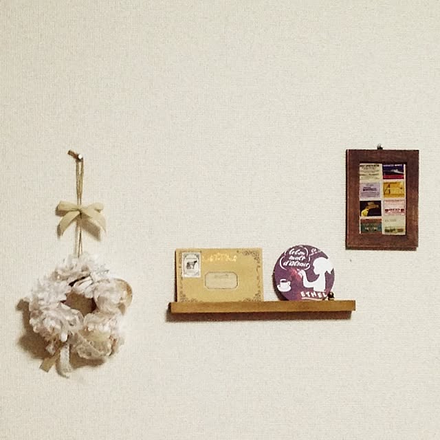 壁/天井/ハンドメイド/セリアのインテリア実例 - 2014-08-19 21:20:23