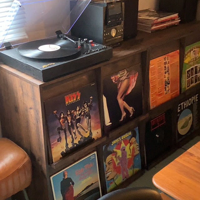 リビング/レコードのある暮らし/レコード収納/レコード棚/レコードプレーヤー...などのインテリア実例 - 2024-10-26 21:26:02