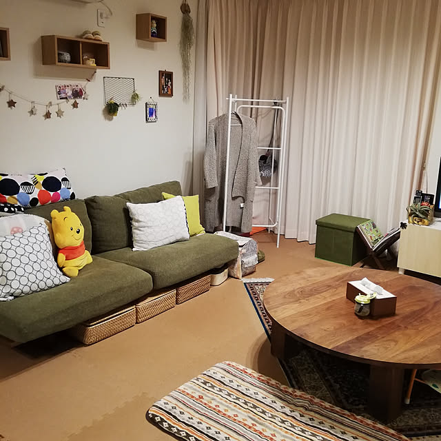 部屋全体/北欧/無印良品/ナチュラル/ドライフラワー...などのインテリア実例 - 2019-01-16 15:25:57