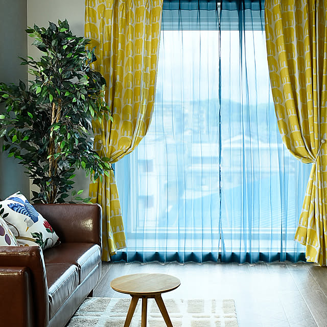 wakuwaku_curtainの-【4000円OFFクーポン配布】レースカーテン レース カーテン 防炎 ミラー キラリカラー ミラーレース 防炎レース ボイルレース ブルー 青 グリーン 緑 パープル ラベンダー ベージュ グレー ウェイトテープ ウェイトロック シンプル 無地 おしゃれ オーダー 透けるの家具・インテリア写真