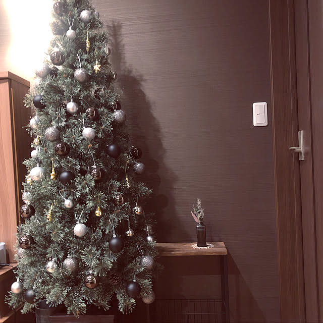 クリスマスツリー180cm/クリスマスツリー/クリスマス/グレーインテリア/マイホーム記録...などのインテリア実例 - 2021-11-06 12:14:22