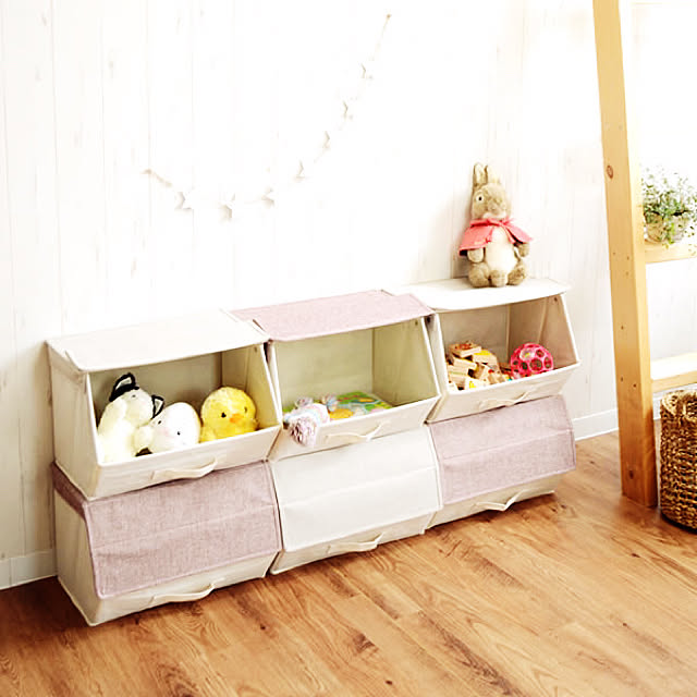 部屋全体/積み重ねて収納/積み重ねる収納BOX/積み重ねボックス/前開き収納ケース...などのインテリア実例 - 2017-08-16 11:29:44
