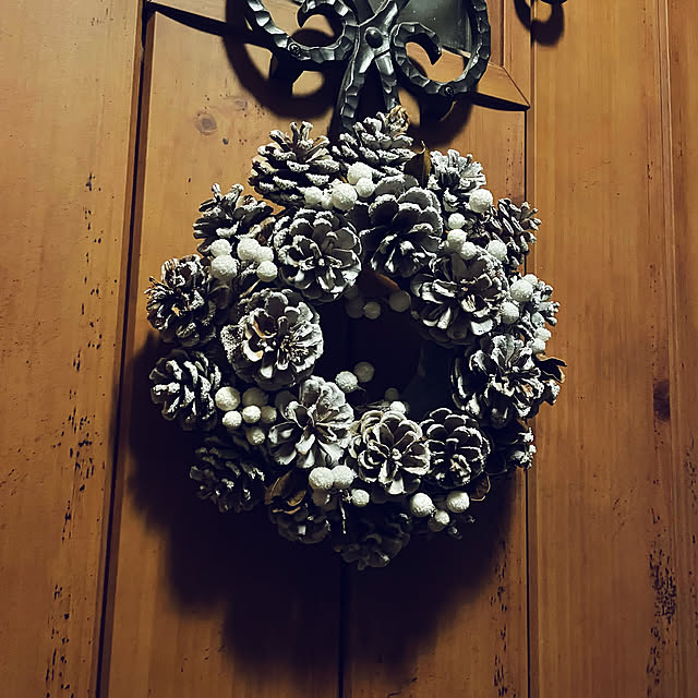 リース♡/クリスマス/玄関/入り口のインテリア実例 - 2021-12-21 22:03:48