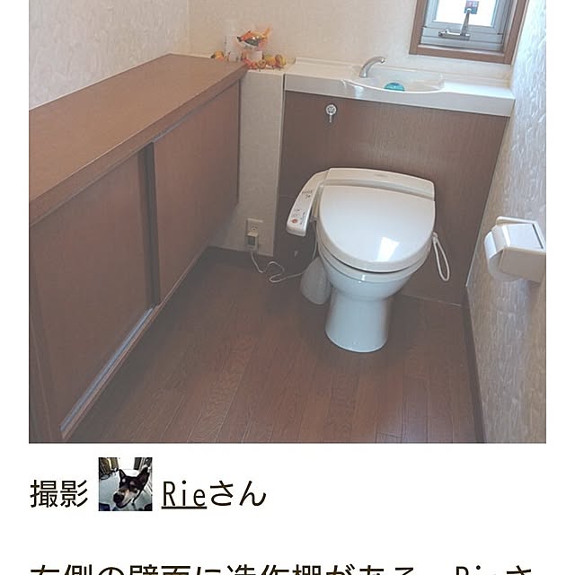 バス/トイレ/トイレ収納棚造作/セキスイハイムインテリアさんのおかげのインテリア実例 - 2024-07-23 11:22:17