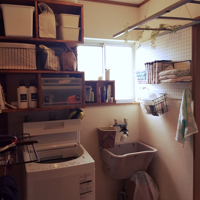 バス/トイレ/フェイクグリーン/無印良品/セリア/DIYのインテリア実例 - 2019-10-19 11:36:28