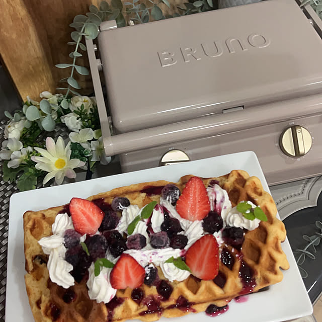 キッチン/Bruno ワッフルプレート/BRUNO ワッフル/BRUNOのある暮らし/BRUNOグリルサンドメーカー...などのインテリア実例 - 2025-05-11 22:23:57
