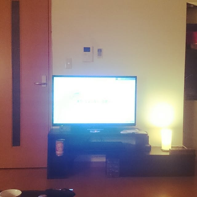 hiro3のニトリ-伸縮自在なテレビボード(ドペル46 DBR)  【送料有料・玄関先迄納品】 【1年保証】の家具・インテリア写真