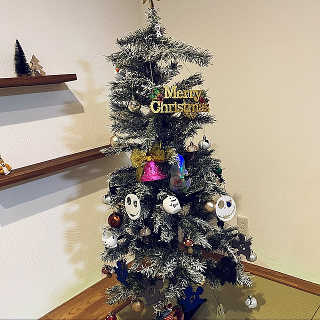 クリスマスツリー150cm/クリスマス飾り/クリスマスディスプレイ/クリスマスツリー/クリスマス...などのインテリア実例 - 2022-12-04 18:17:40