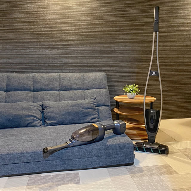 hnk2622のElectrolux(エレクトロラックス)-エレクトロラックス 掃除機 コードレス スティック PureQ9 自立式 最大53分稼働 高耐久アルミニウム使用 ハンディ 絡まないブラシ 北欧デザイン インディゴブルー PQ92-3OBFの家具・インテリア写真
