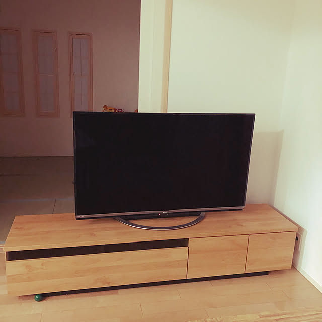 楽天で買ったもの/ローボード/マイホーム記録/建売住宅/リビングのインテリア実例 - 2019-08-01 22:51:08