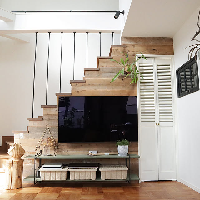 アイアン テレビ台DIYのインテリア・手作りの実例 | RoomClip アイアン テレビ台DIYのインテリア・手作りの実例 | RoomClip
