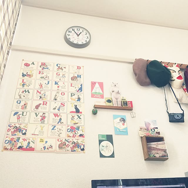 壁/天井/セリア/一人暮らしのインテリア実例 - 2015-12-20 12:58:41