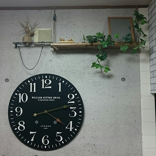 英国風で超オシャレな巨大時計! イギリス風 60cm 壁掛け時計 英国風で超オシャレな巨大時計! イギリス風 60cm 壁掛け時計